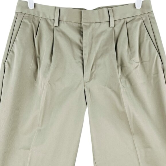 Dockers D4 Men's Khaki Pants Size 34x30 Classic Pleated Front Straight Mid Rise - Picture 3 of 11